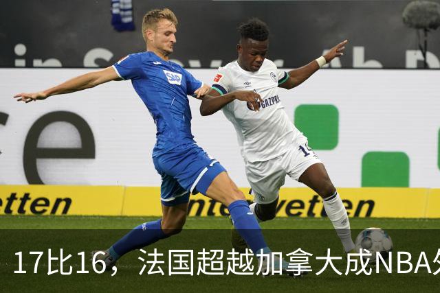 17比16，法国超越加拿大成NBA外籍球员第一来源国